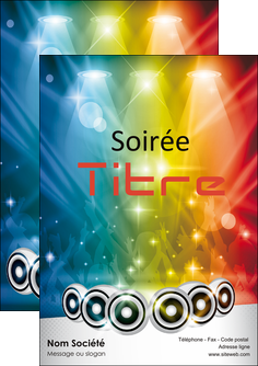 modele en ligne flyers discotheque et night club ambiance ambiance de folie bal MIFCH15870