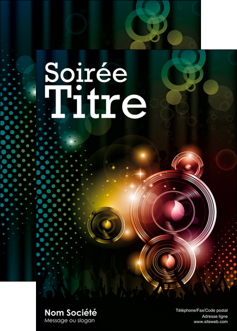 modele en ligne affiche discotheque et night club ambiance ambiance de folie bal MIDBE15872
