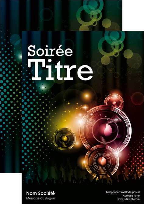 realiser affiche discotheque et night club ambiance ambiance de folie bal MIDBE15876