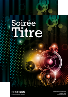exemple affiche discotheque et night club ambiance ambiance de folie bal MIFCH15880