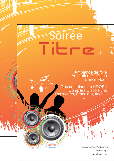 faire modele a imprimer flyers discotheque et night club ambiance ambiance de folie bal MIFCH15896