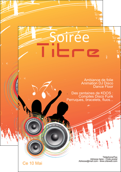 realiser affiche discotheque et night club ambiance ambiance de folie bal MIFCH15898
