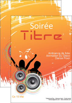 realiser affiche discotheque et night club ambiance ambiance de folie bal MIFCH15900
