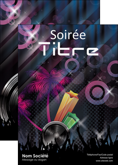 creer modele en ligne affiche discotheque et night club bal boite boite de nuit MIFCH15920