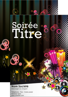realiser affiche discotheque et night club son baffle boite de nuit MIDBE15958