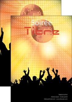 imprimer flyers discotheque et night club son casque baffle MIDBE15968