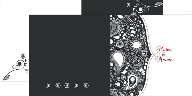maquette en ligne a personnaliser depliant 2 volets  4 pages  abstract art backdrop MLIG16556