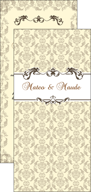 faire modele a imprimer flyers part de mariage floral gris carte de mariage en fleur MLIG16570