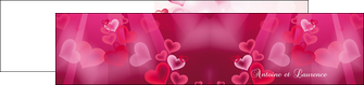 maquette en ligne a personnaliser depliant 2 volets  4 pages  mariage alliance noces MLIG16714