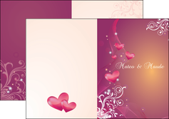 creer modele en ligne depliant 2 volets  4 pages  arts background banner MLIG16816