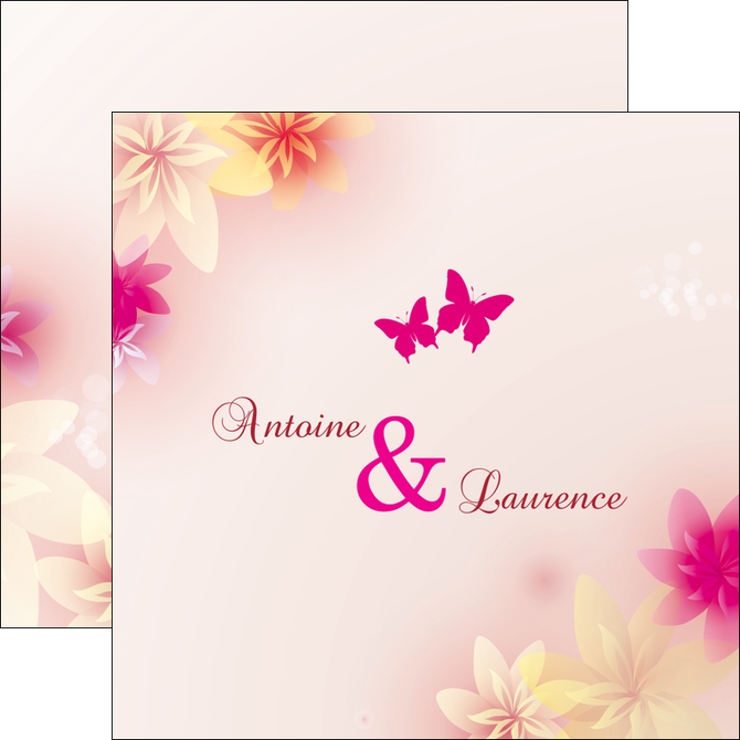 personnaliser maquette flyers mariage alliance noces MLIG16864