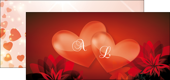 imprimerie flyers fiancailles fleur invitation MLIG17044
