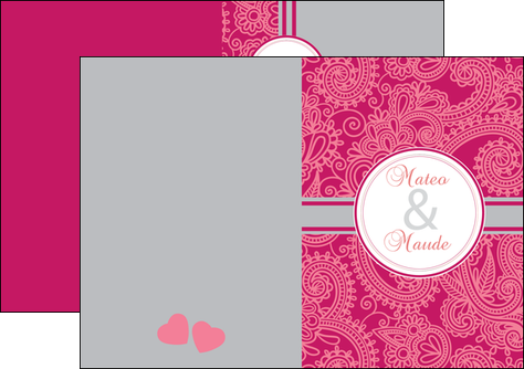 faire depliant 2 volets  4 pages  artistique banniere carte MLIG17098