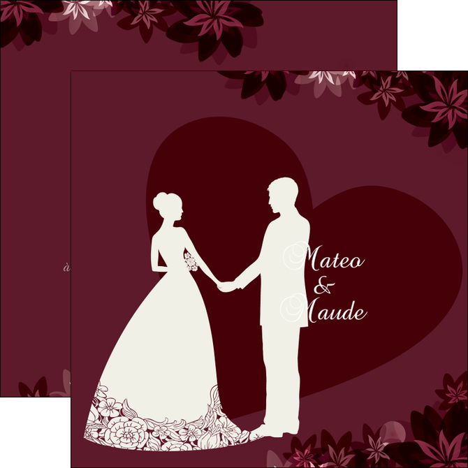 personnaliser maquette flyers demander la main demande en mariage epousailles MLIG17186