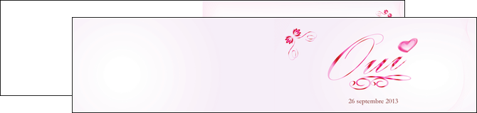 imprimerie depliant 2 volets  4 pages  coeur mariage alliance MLIG17546