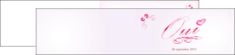imprimerie depliant 2 volets  4 pages  coeur mariage alliance MLIG17546
