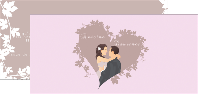 imprimerie flyers mariage carte mariage carte  de mariage MLIG17678