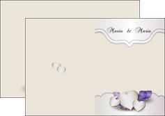 personnaliser modele de depliant 2 volets  4 pages  mariage faire part mariage faire part de mariage MLIG17830