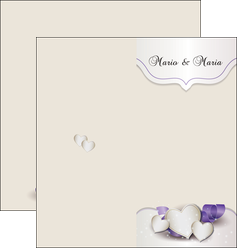 creation graphique en ligne depliant 2 volets  4 pages  mariage faire part mariage faire part de mariage MLIG17838