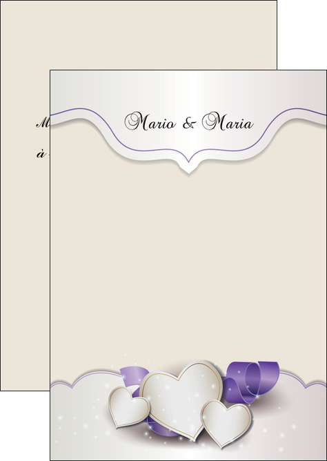 exemple flyers mariage faire part mariage faire part de mariage MLIG17840
