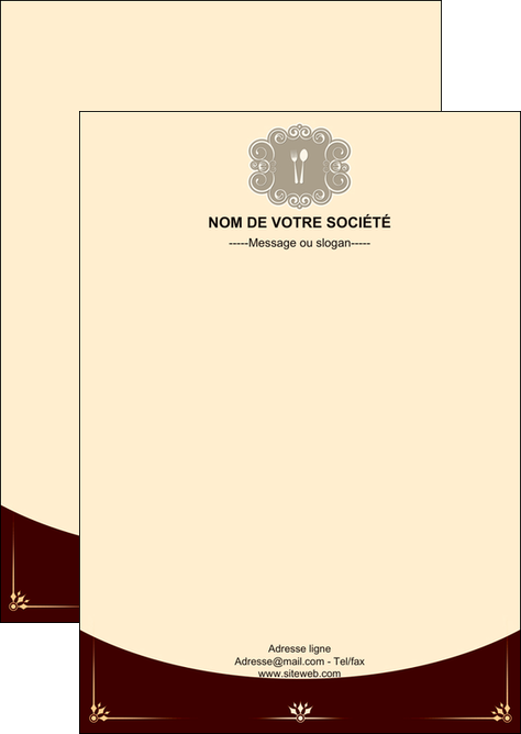 faire flyers restaurant restaurant restauration carterestaurant MIDLU18316