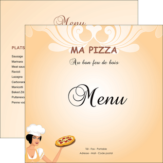 creer modele en ligne flyers pizzeria et restaurant italien pizza portions de pizza plateau de pizza MIDLU18390