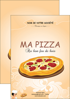 modele en ligne flyers pizzeria et restaurant italien pizza portions de pizza plateau de pizza MIDLU18396