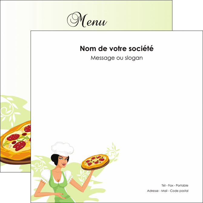 imprimer flyers pizzeria et restaurant italien pizza plateau plateau de pizza MIDLU18450
