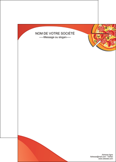 creer modele en ligne affiche pizzeria et restaurant italien pizza portions de pizza plateau de pizza MIDLU18546