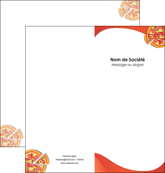 imprimer depliant 2 volets  4 pages  pizzeria et restaurant italien pizza portions de pizza plateau de pizza MIDLU18550
