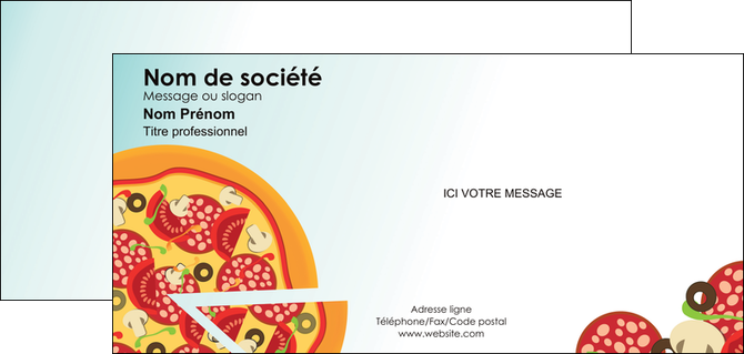 creer modele en ligne carte de correspondance sandwicherie et fast food pizza portions de pizza plateau de pizza MFLUOO18626