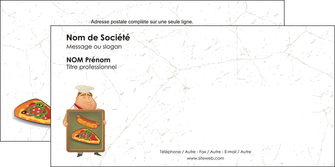 imprimerie enveloppe sandwicherie et fast food pizza portions de pizza plateau de pizza MFLUOO18900