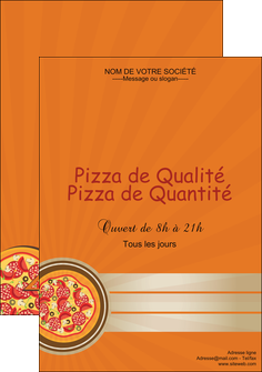 imprimerie affiche pizzeria et restaurant italien pizza portions de pizza plateau de pizza MIDLU18976