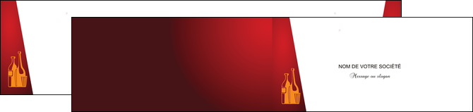 realiser depliant 2 volets  4 pages  vin commerce et producteur magasin de vin cave a vin producteur de vin MIDBE19000