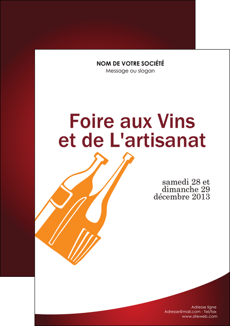 realiser flyers vin commerce et producteur magasin de vin cave a vin producteur de vin MIDBE19002