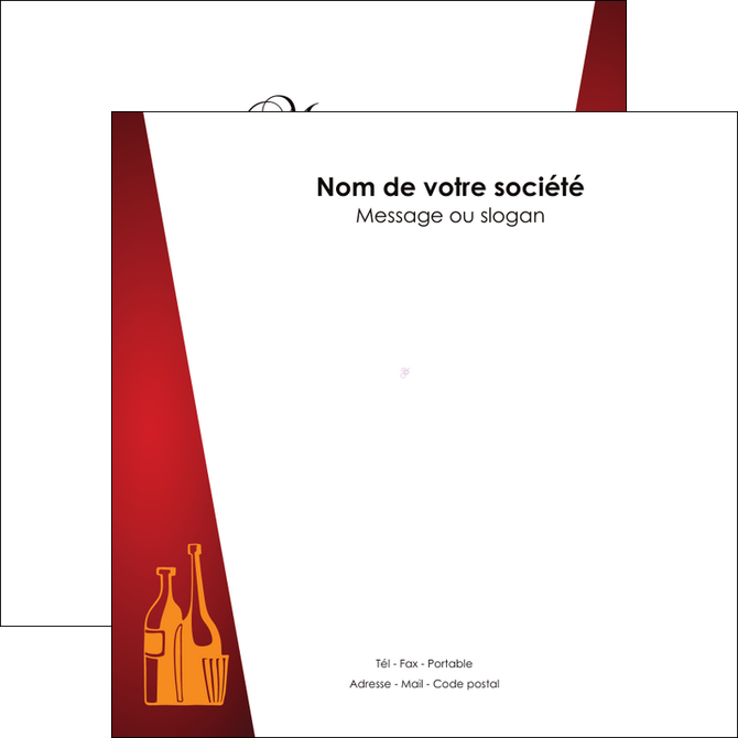 exemple flyers vin commerce et producteur magasin de vin cave a vin producteur de vin MIDBE19008