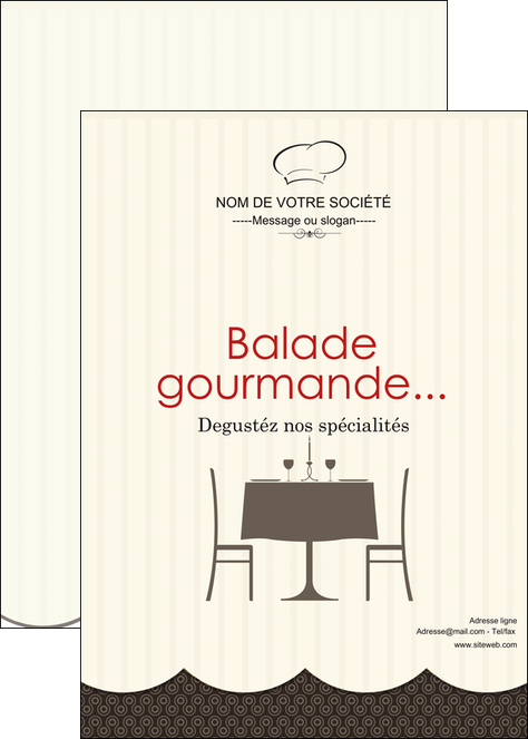 cree affiche restaurant restaurant restauration restaurateur MIDLU19226
