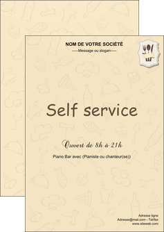 personnaliser modele de flyers restaurant restaurant restauration restaurateur MIDLU19244