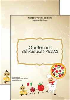 exemple affiche pizzeria et restaurant italien pizza pizzeria pizzaiolo MIDLU19274