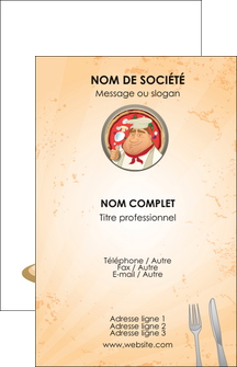 faire modele a imprimer carte de visite pizzeria et restaurant italien pizza plateau plateau de pizza MIDLU19396