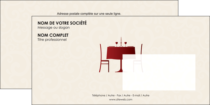 creation graphique en ligne enveloppe metiers de la cuisine restaurant restauration pictogramme pour restaurant MIDLU19450