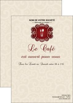 exemple flyers metiers de la cuisine restaurant restauration pictogramme pour restaurant MIDLU19452