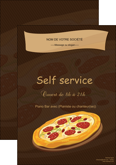 creation graphique en ligne affiche pizzeria et restaurant italien pizza plateau plateau de pizza MIDLU19502