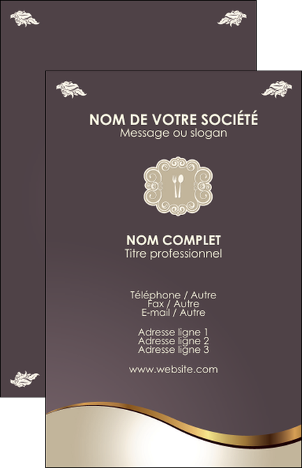 faire modele a imprimer carte de visite restaurant restaurant restaurant francais restaurant du monde MIDLU19678