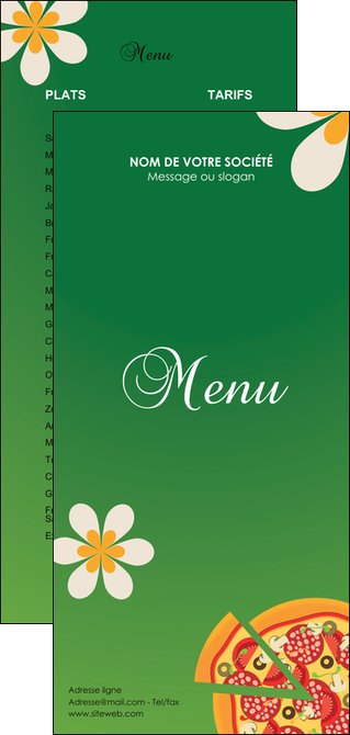 creer modele en ligne flyers pizzeria et restaurant italien pizza pizzeria pizzaiolo MIDLU19760