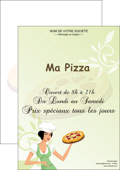modele affiche pizzeria et restaurant italien pizza plateau plateau de pizza MIDLU19780