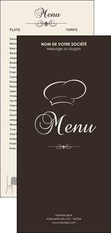 personnaliser modele de flyers restaurant restaurant restauration table de restaurant MIFCH19852