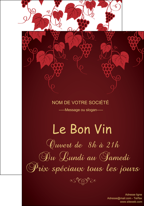 exemple affiche vin commerce et producteur raisins grappe de raisins culture de raisins MIDBE19920