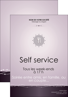 creer modele en ligne flyers restaurant restaurant restauration restaurateur MIDLU20152