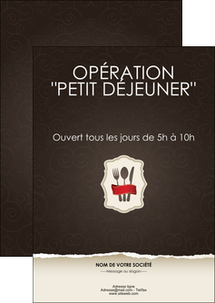 modele flyers restaurant restaurant restauration restaurateur MIDLU20194